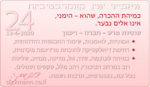 מאפייני ימין, קונסרבטיביות #24