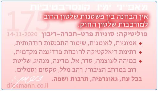 מאפייני ימין, קונסרבטיביות #175